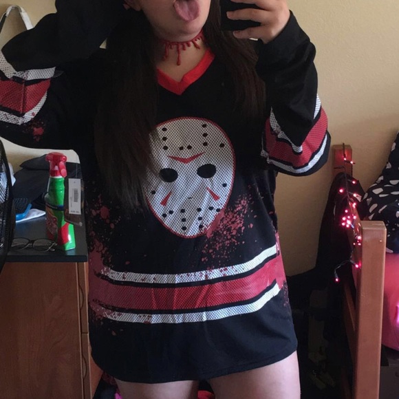 friday the 13th jason hockey jersey